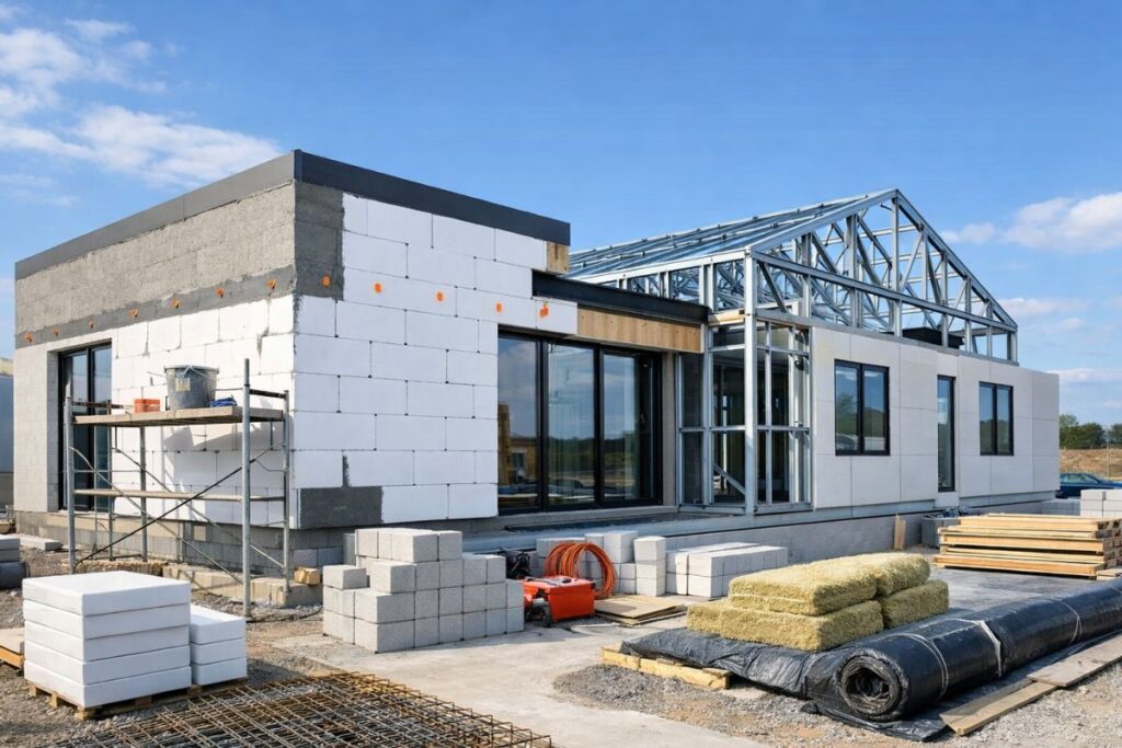 Κατασκευή σπιτιού: Τα νέα υλικά και οι σύγχρονες τεχνικές που μειώνουν κόστος και χρόνο